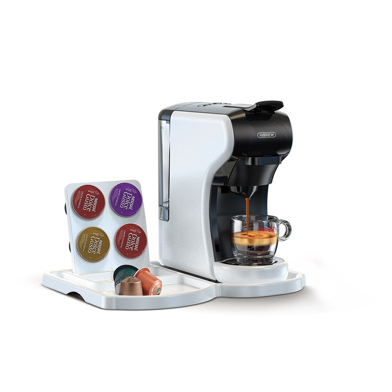 HiBREW H1A 4-in-1 Capsule Coffee Maker with Milk Frother