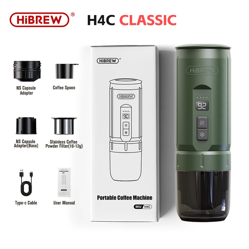 HiBREW H4C Portable Espresso Machine for Car & Camping