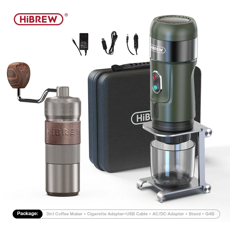 HiBREW H4B Portable Espresso Machine for Camping & Home