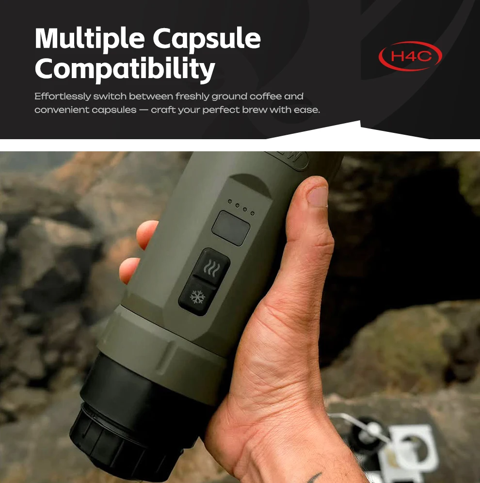 HiBREW H4C Portable Espresso Machine for Car & Camping