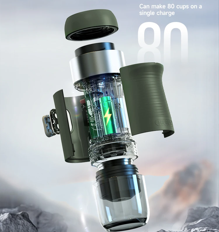 HiBREW H4B Portable Espresso Machine for Camping & Home