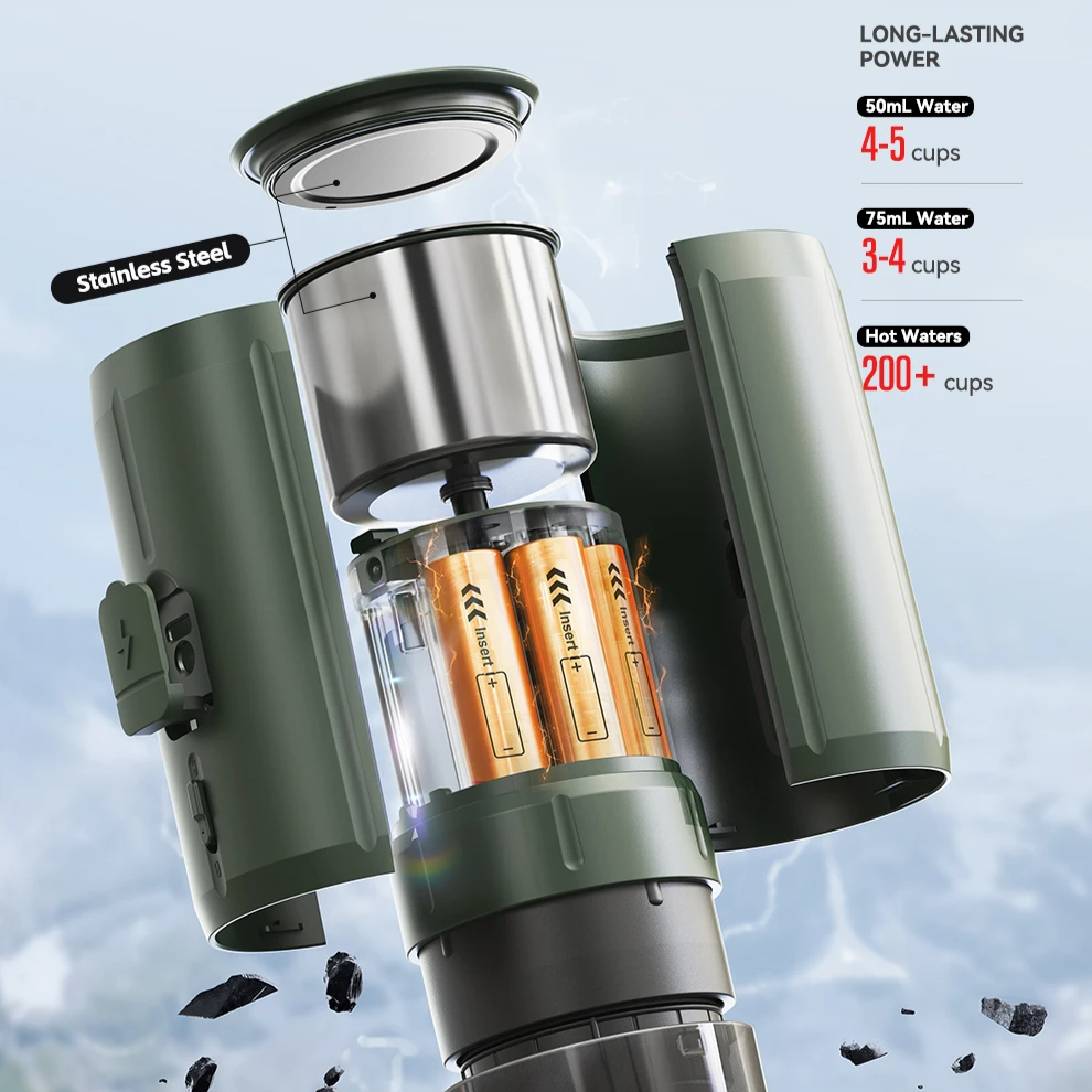 HiBREW H4C Portable Espresso Machine for Car & Camping