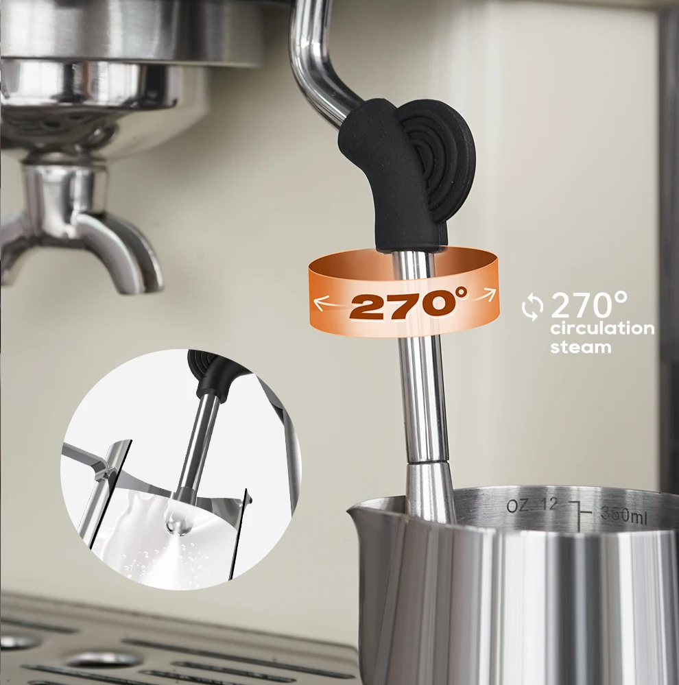 HiBREW H10A 20Bar Semi Automatic Espresso Machine
