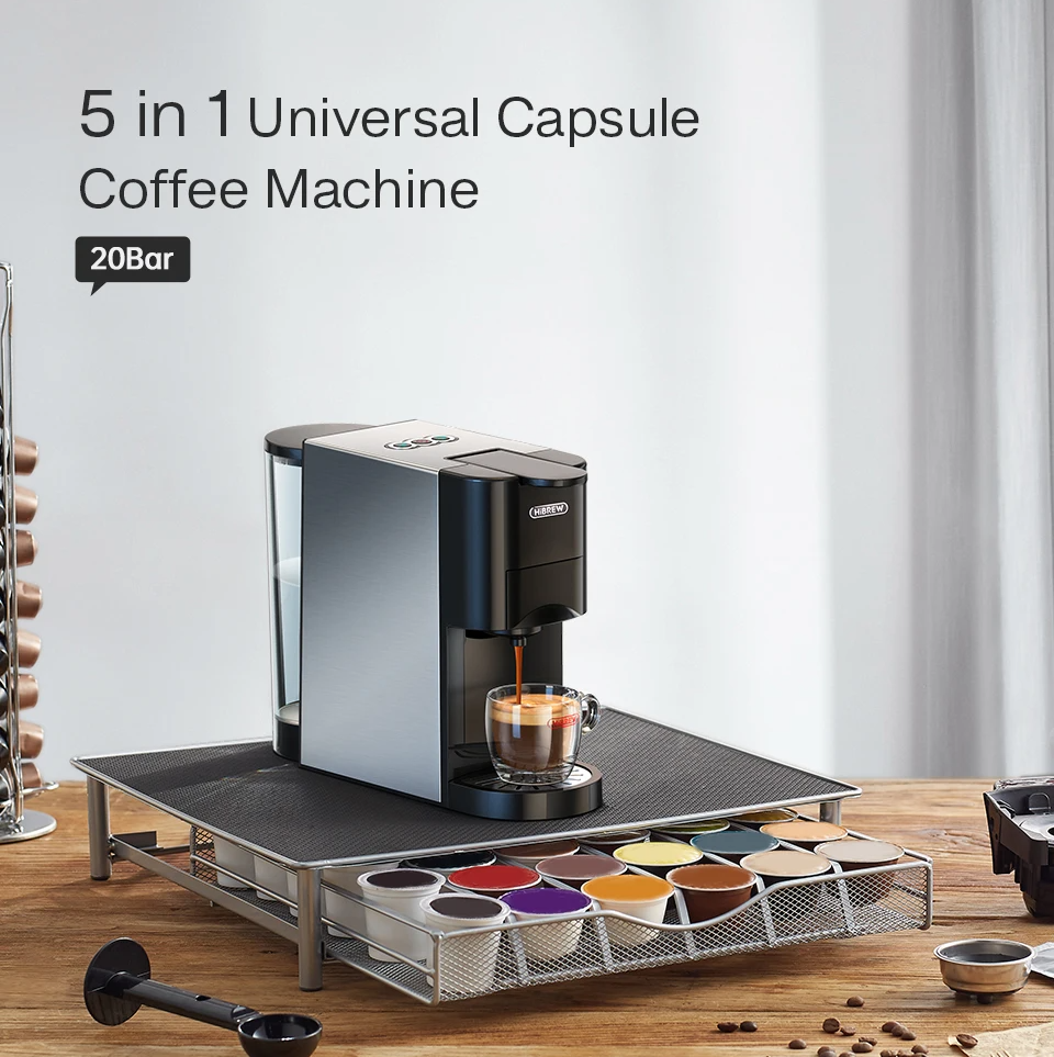 HiBREW H3A 5-in-1 Multi-Capsule Espresso Coffee Maker