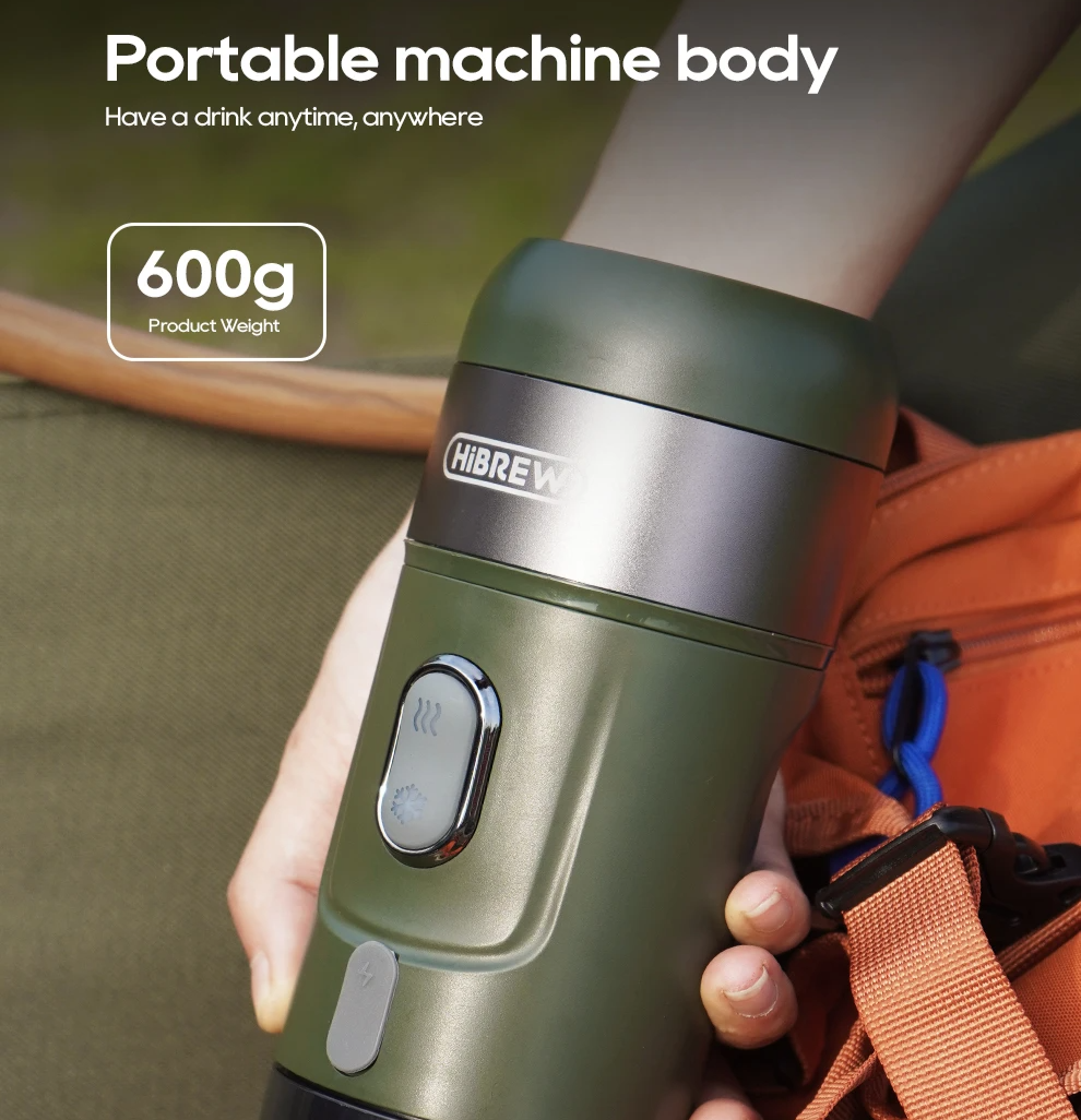 HiBREW H4B Portable Espresso Machine for Camping & Home