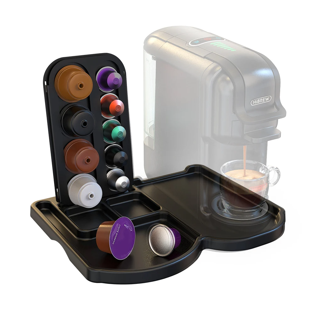 HiBREW Capsule Storage Rack for Nespresso & Dolce Gusto