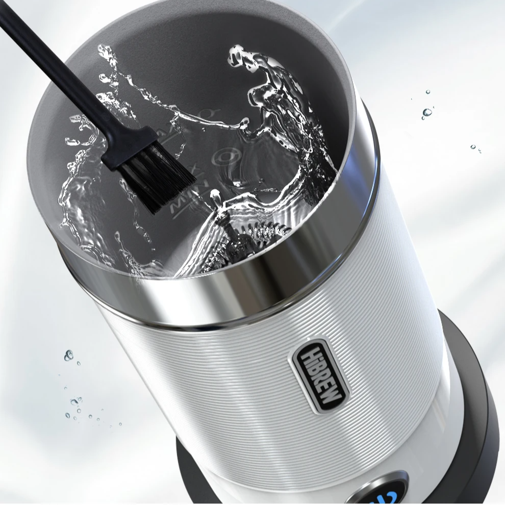 HiBREW M1A Electric Milk Frother for Latte & Cappuccino