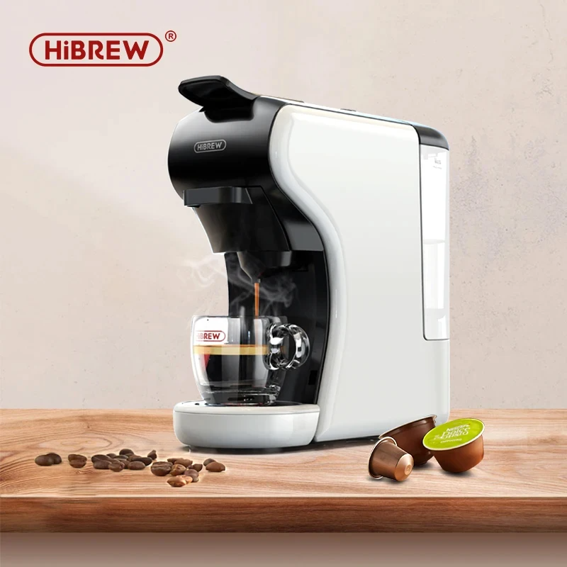 HiBREW H1A 4-in-1 Capsule Coffee Maker with Milk Frother