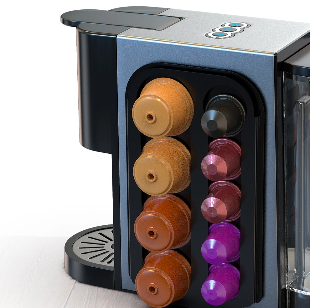 HiBREW Capsule Storage Rack for Nespresso & Dolce Gusto