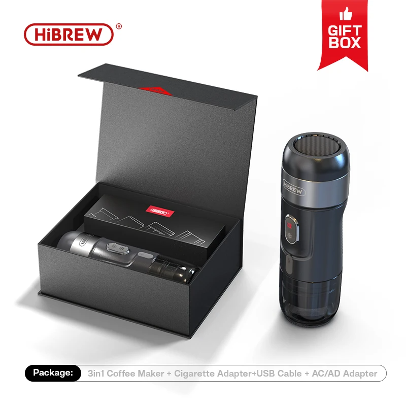 HiBREW H4A Portable Espresso Machine for Car & Home