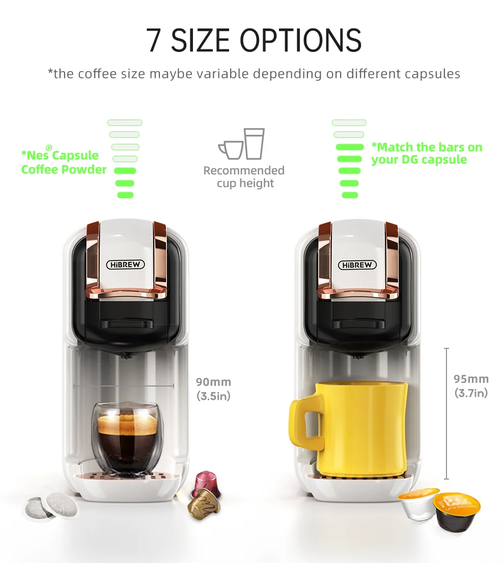 HiBREW H2B 5-in-1 Espresso & Cappuccino Machine