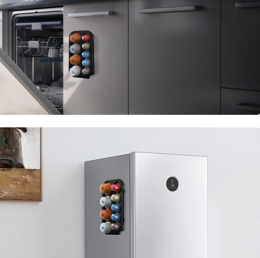 HiBREW Capsule Storage Rack for Nespresso & Dolce Gusto