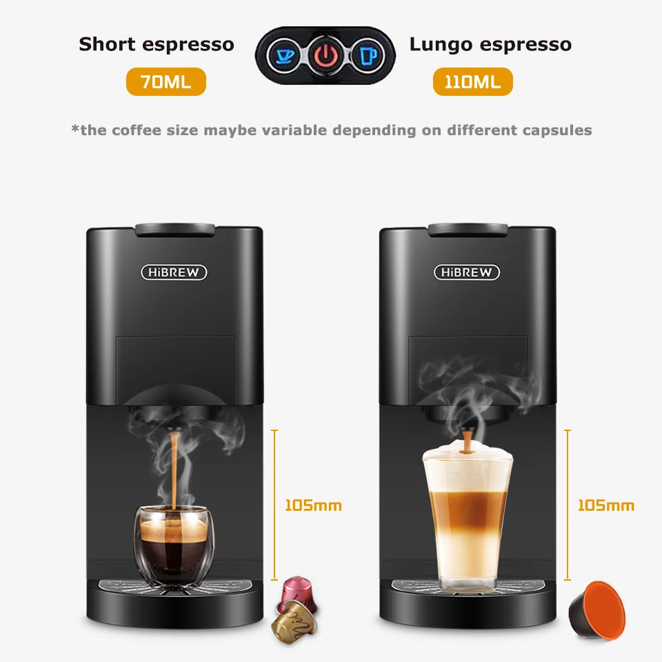 HiBREW H3A 5-in-1 Multi-Capsule Espresso Coffee Maker