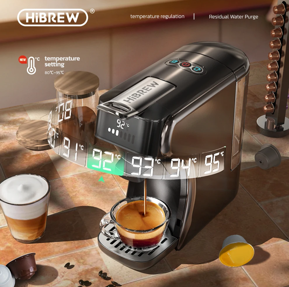 HiBREW H2B 5-in-1 Espresso & Cappuccino Machine