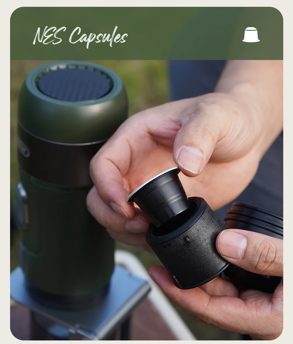 HiBREW H4B Portable Espresso Machine for Camping & Home