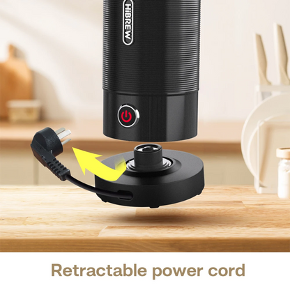 HiBREW M1A Electric Milk Frother for Latte & Cappuccino
