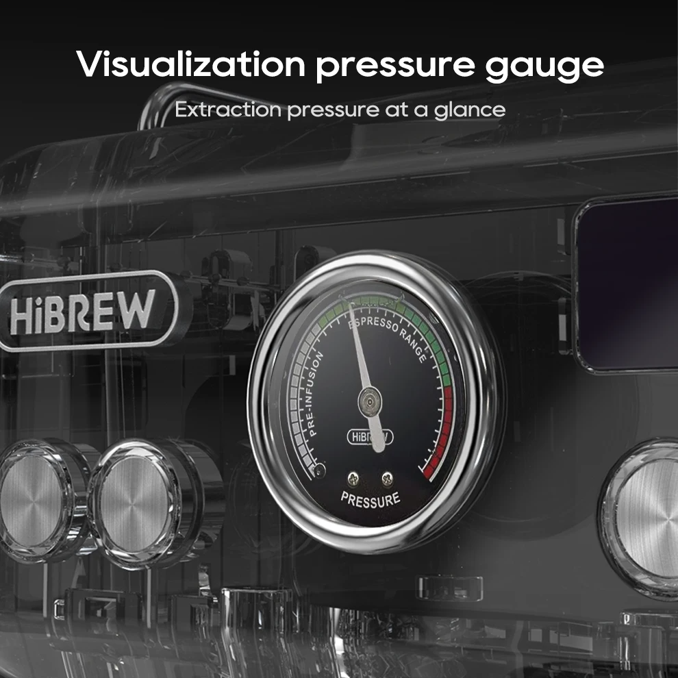 HiBREW H10A 20Bar Semi Automatic Espresso Machine