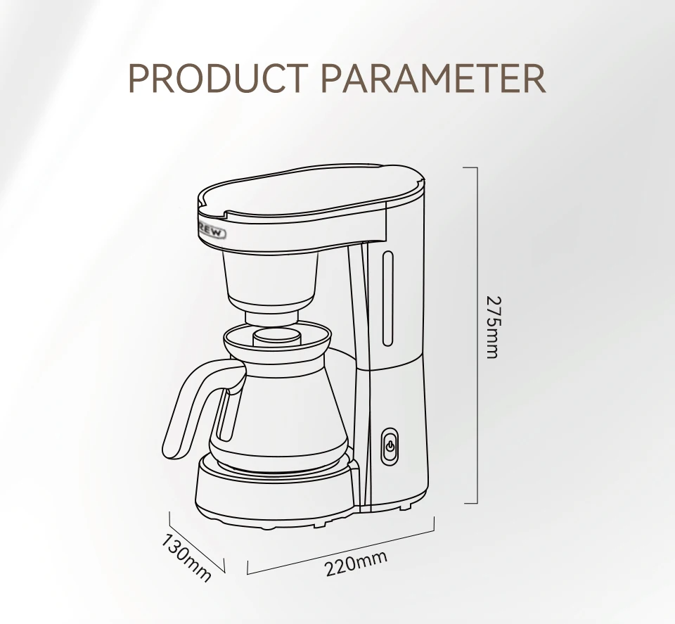 HiBREW H12 3-in-1 Drip Coffee & Tea Maker 750ML
