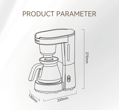 HiBREW H12 3-in-1 Drip Coffee & Tea Maker 750ML