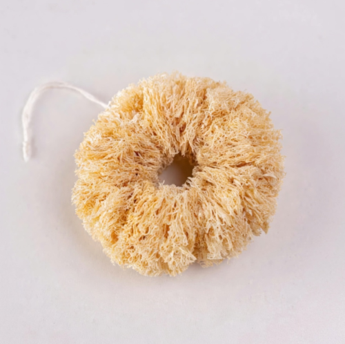 Wholesale multi-purpose loofah scrub pad for eco-friendly dishwashing and surface cleaning.